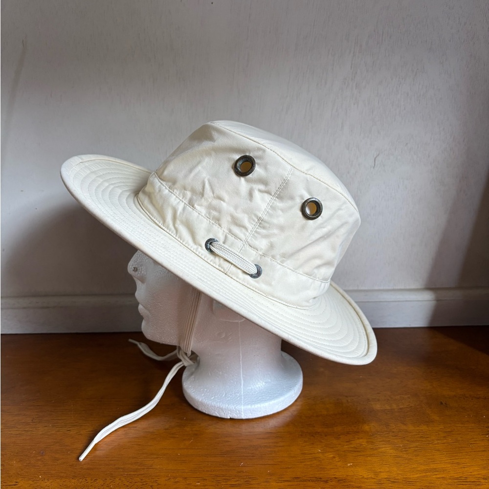NWOT Tilley Endurables LT5 Airflo Hat Made in Canada Khaki Olive MMIII - Picture 6 of 11